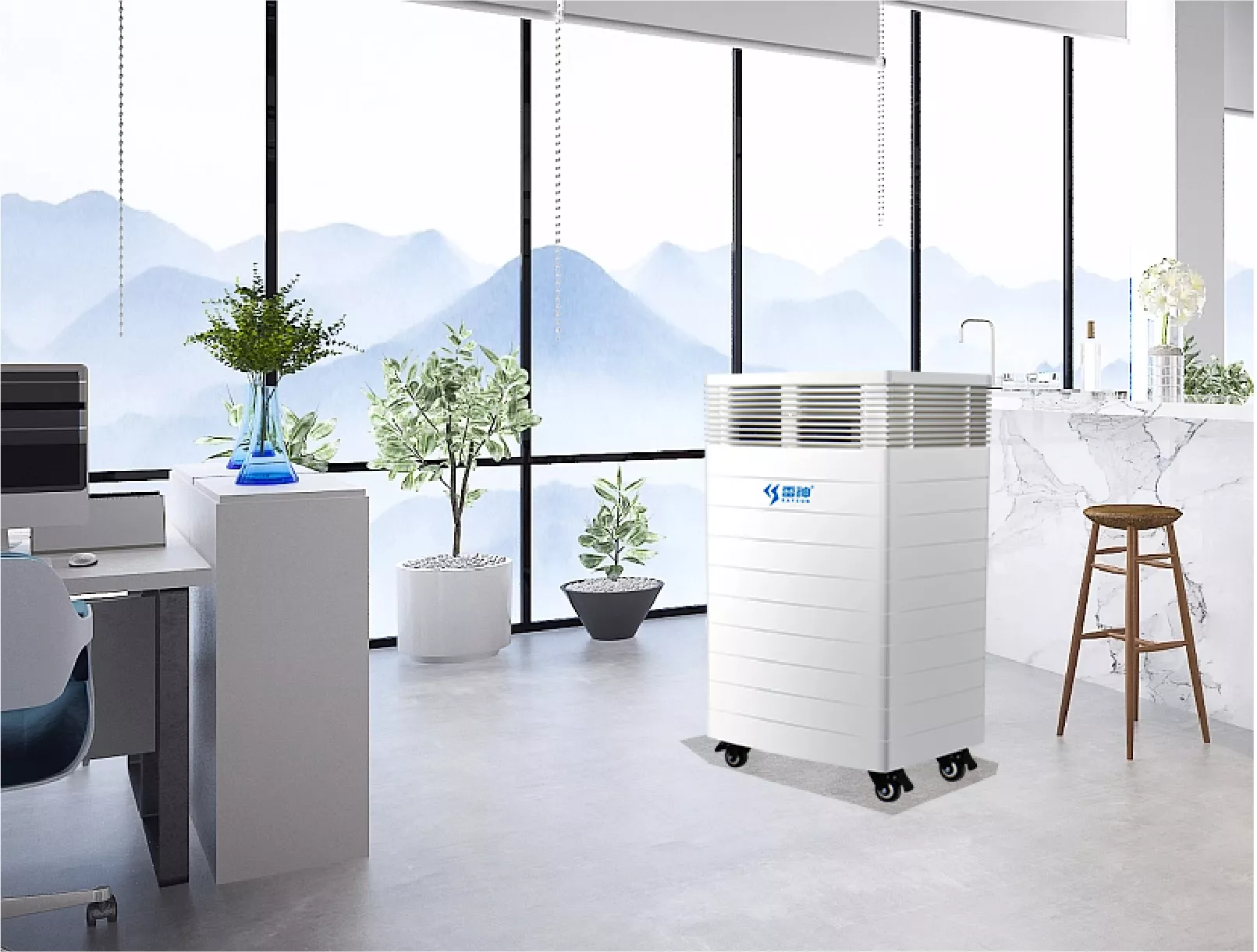 Proactive disinfection blocks aerosol and droplet transmission.